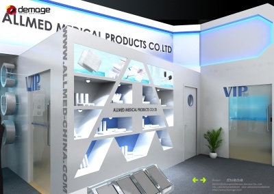 奧美醫療展臺圖文設計 專業與視覺的完美融合